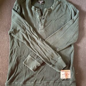 Waffle Knit TR long sleeve shirt